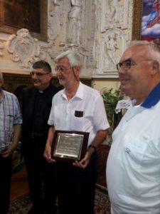 DeFrancesco1-225x300 Ripristinato il dipinto sull'altare della cappella di San Vito a Pozzo di Gotto