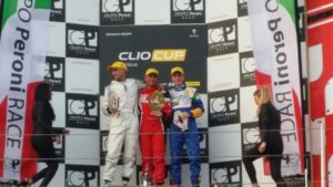 DeMatteo-3-300x169 Clio Cup, primo podio stagionale per il barcellonese Alfredo De Matteo