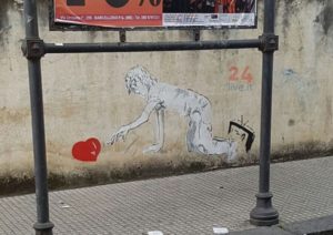 disegnocuore2-300x212 Barcellona, chiarito il mistero dei graffiti di via Carducci