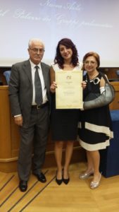 IMG-20180918-WA0002-169x300 Una laureata barcellonese è stata premiata alla Camera dei Deputati dalla Fondazione Italia Usa